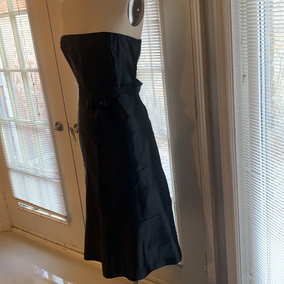 BCBG black strapless dress Size 10 - Picture 3 of 8